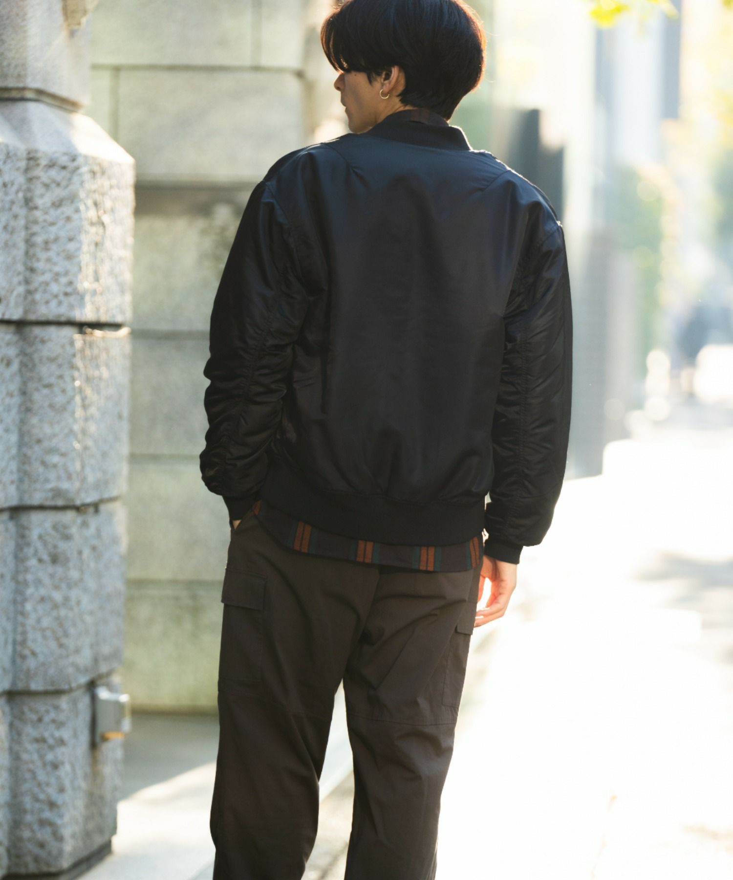 NAVY MA-1タイプリバーシブルジャケット メンズ商品サムネイル-16