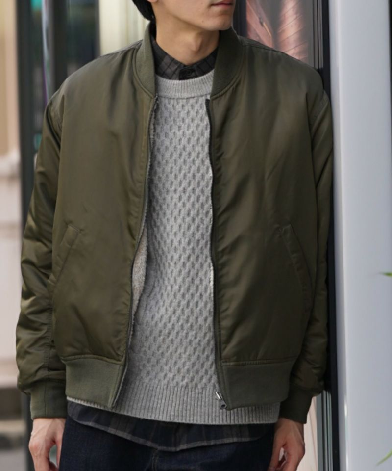 NAVY MA-1タイプリバーシブルジャケット メンズ商品画像-18