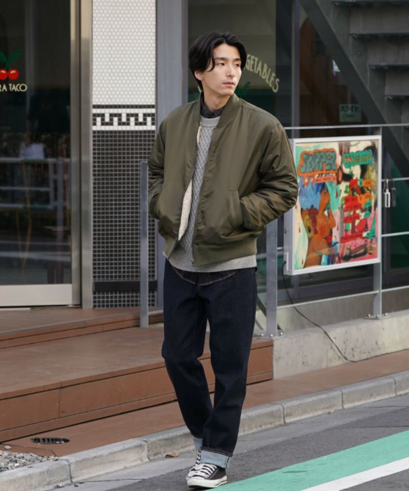 NAVY  MA-1タイプリバーシブルジャケット メンズ商品画像-19