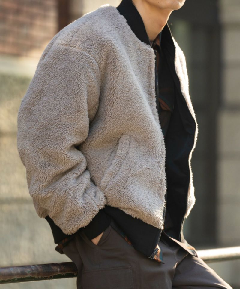 NAVY  MA-1タイプリバーシブルジャケット メンズ商品画像-22