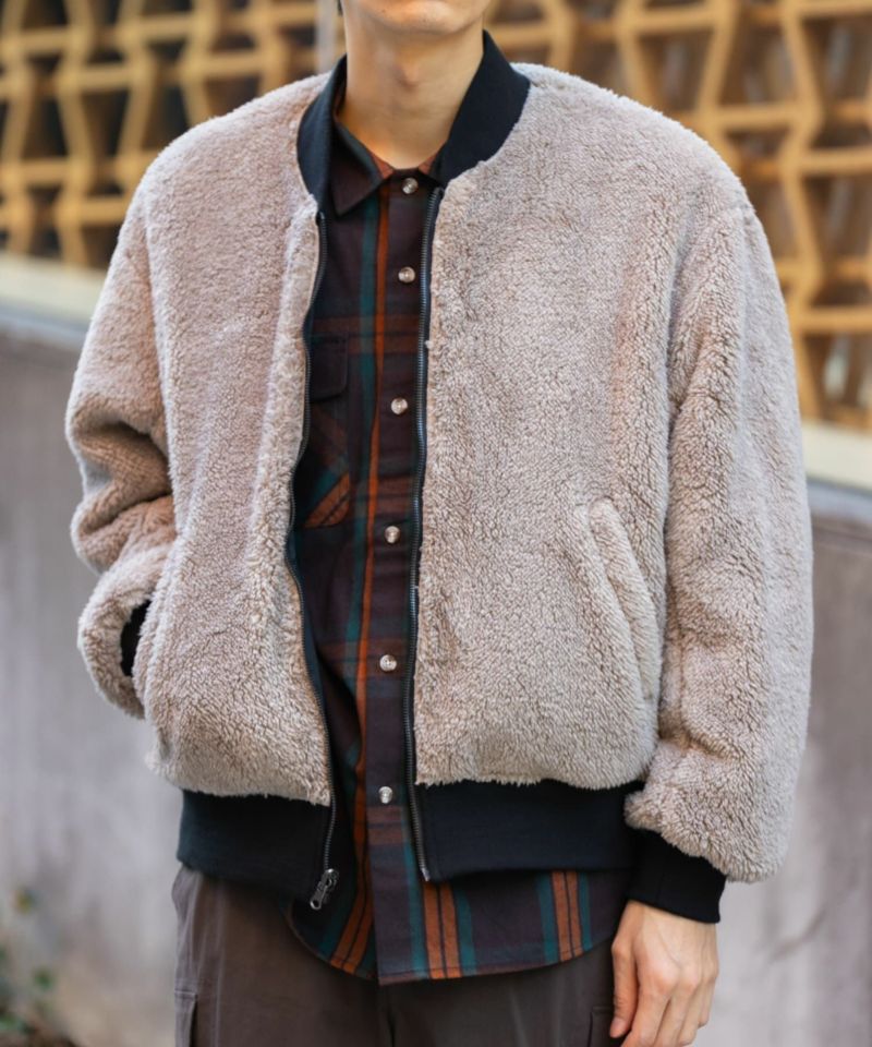 NAVY MA-1タイプリバーシブルジャケット メンズ商品画像-23