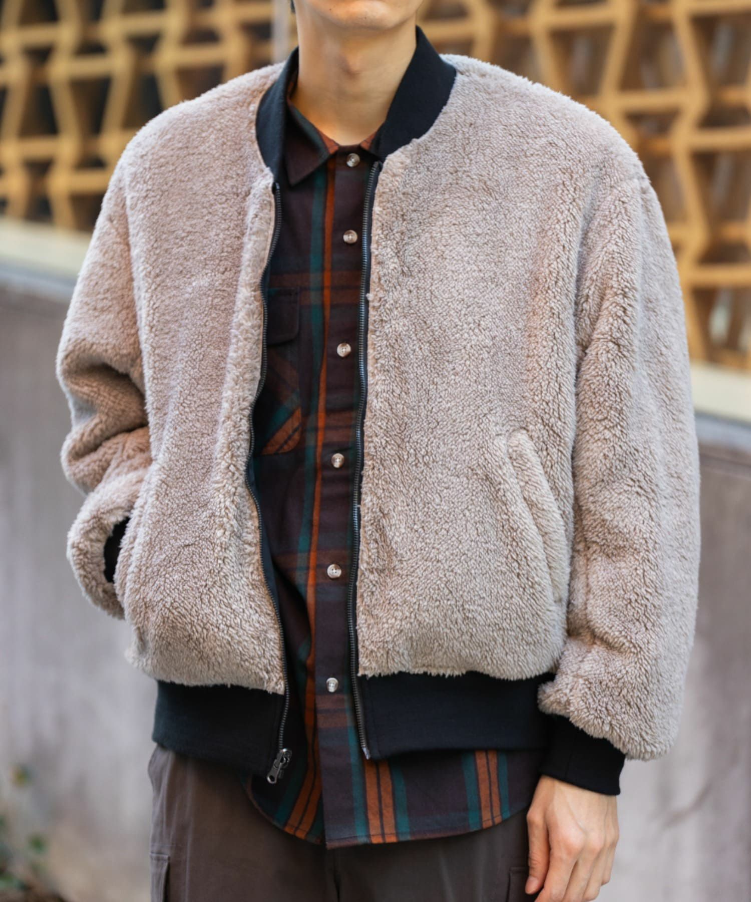 NAVY  MA-1タイプリバーシブルジャケット メンズ商品サムネイル-23