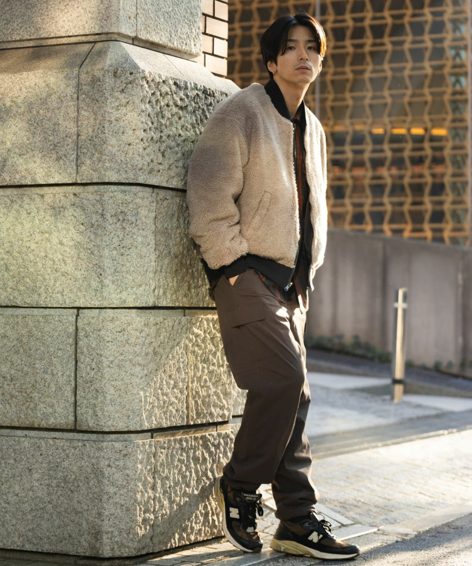 NAVY MA-1タイプリバーシブルジャケット メンズ商品サムネイル-24