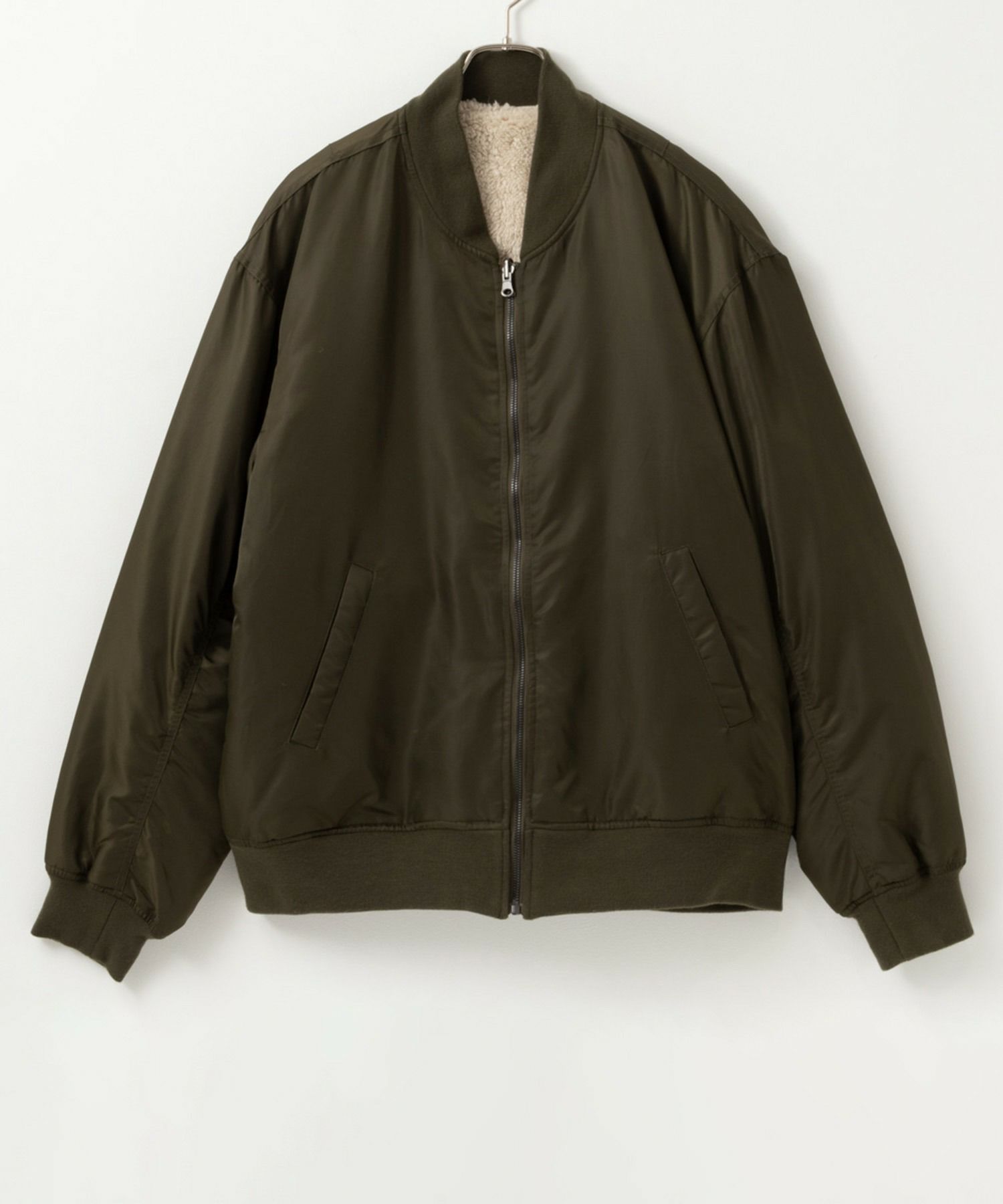 NAVY MA-1タイプリバーシブルジャケット メンズ