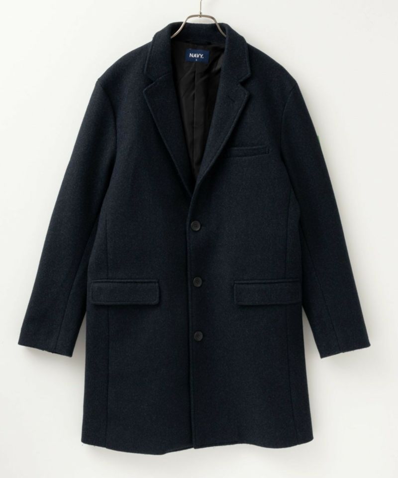 NAVY  チェスターコート メンズ商品画像-2