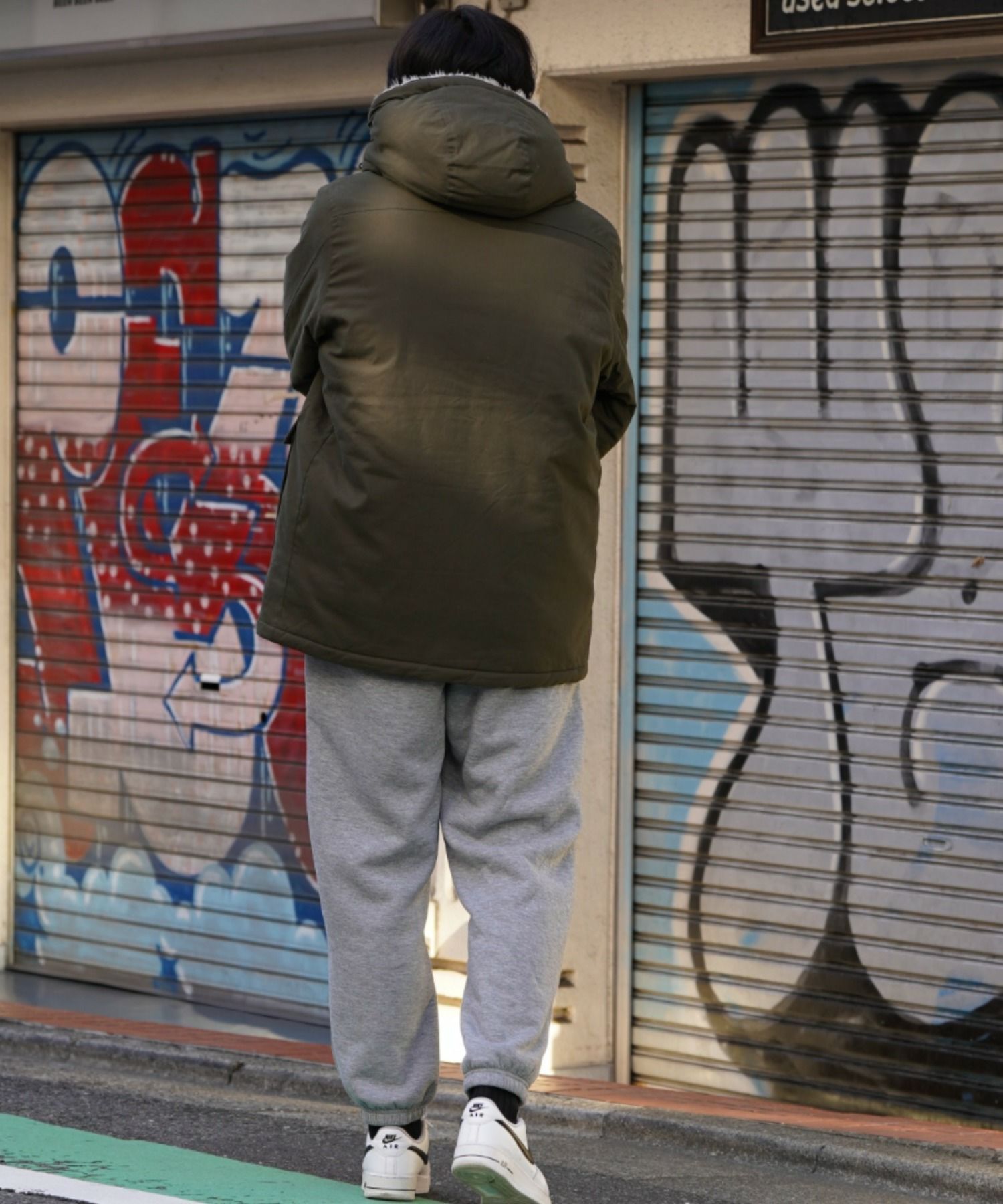 NAVY  ミリタリーフードコート メンズ商品画像-13