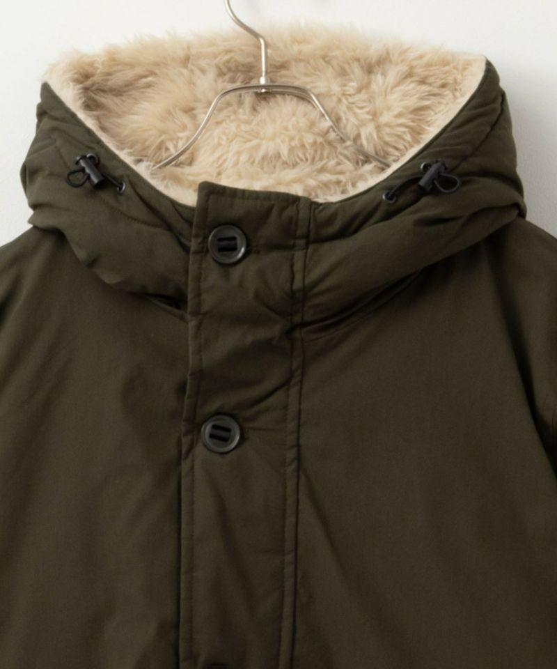 NAVY  ミリタリーフードコート メンズ商品画像-15