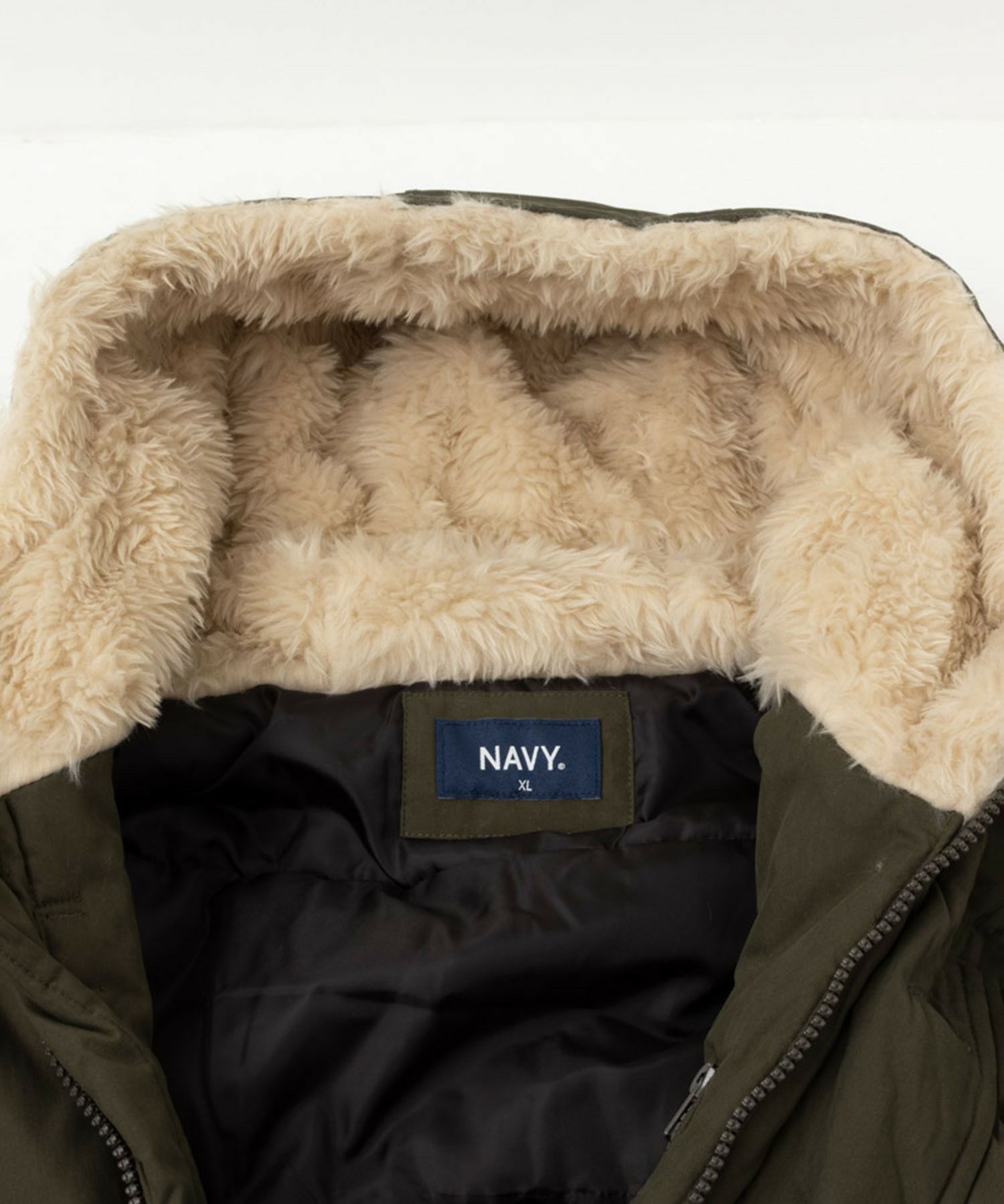 NAVY  ミリタリーフードコート メンズ商品画像-16
