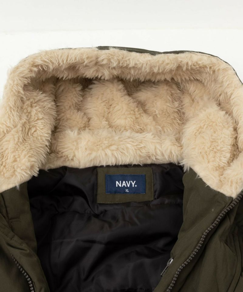 NAVY  ミリタリーフードコート メンズ商品画像-16