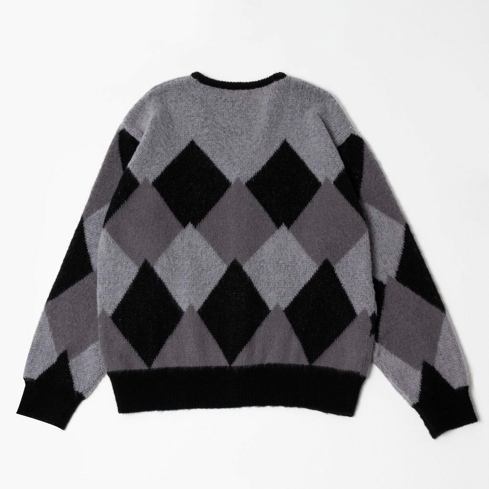 [さらに50%OFF]MOSSIMO  アーガイル柄Vネックカーディガン メンズ商品サムネイル-3