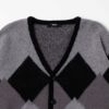 MOSSIMO  アーガイル柄Vネックカーディガン メンズ商品サムネイル-4