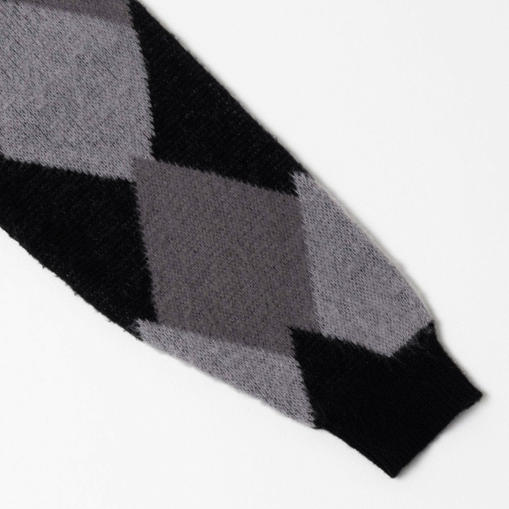 [さらに50%OFF]MOSSIMO  アーガイル柄Vネックカーディガン メンズ商品画像-5