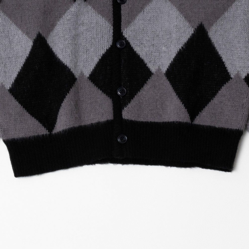 [さらに50%OFF]MOSSIMO  アーガイル柄Vネックカーディガン メンズ商品画像-6