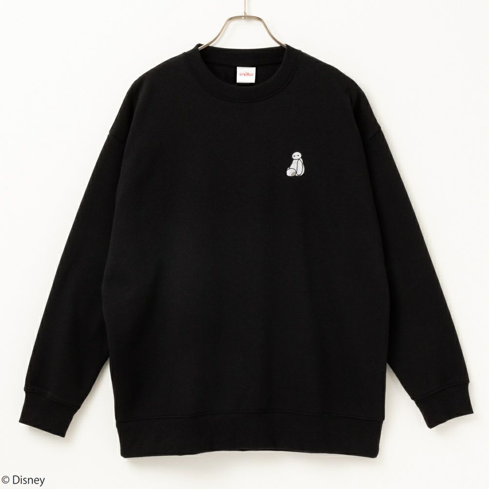 Disney ワンポイント刺繍トレーナー レディース 