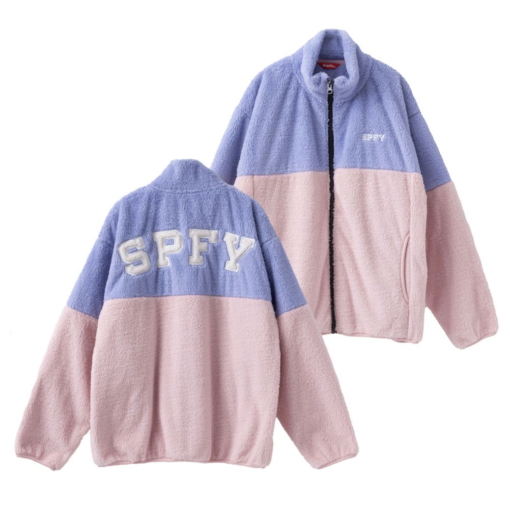 Simplify 切り替え防風ボアブルゾン キッズ