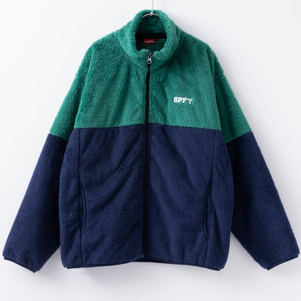 Simplify 切り替え防風ボアブルゾン キッズ