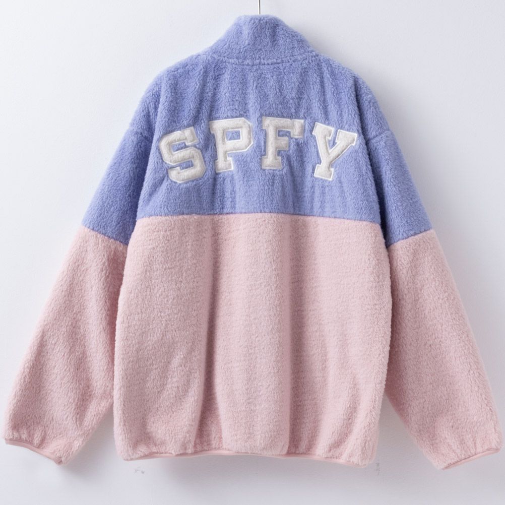 Simplify 切り替え防風ボアブルゾン キッズ