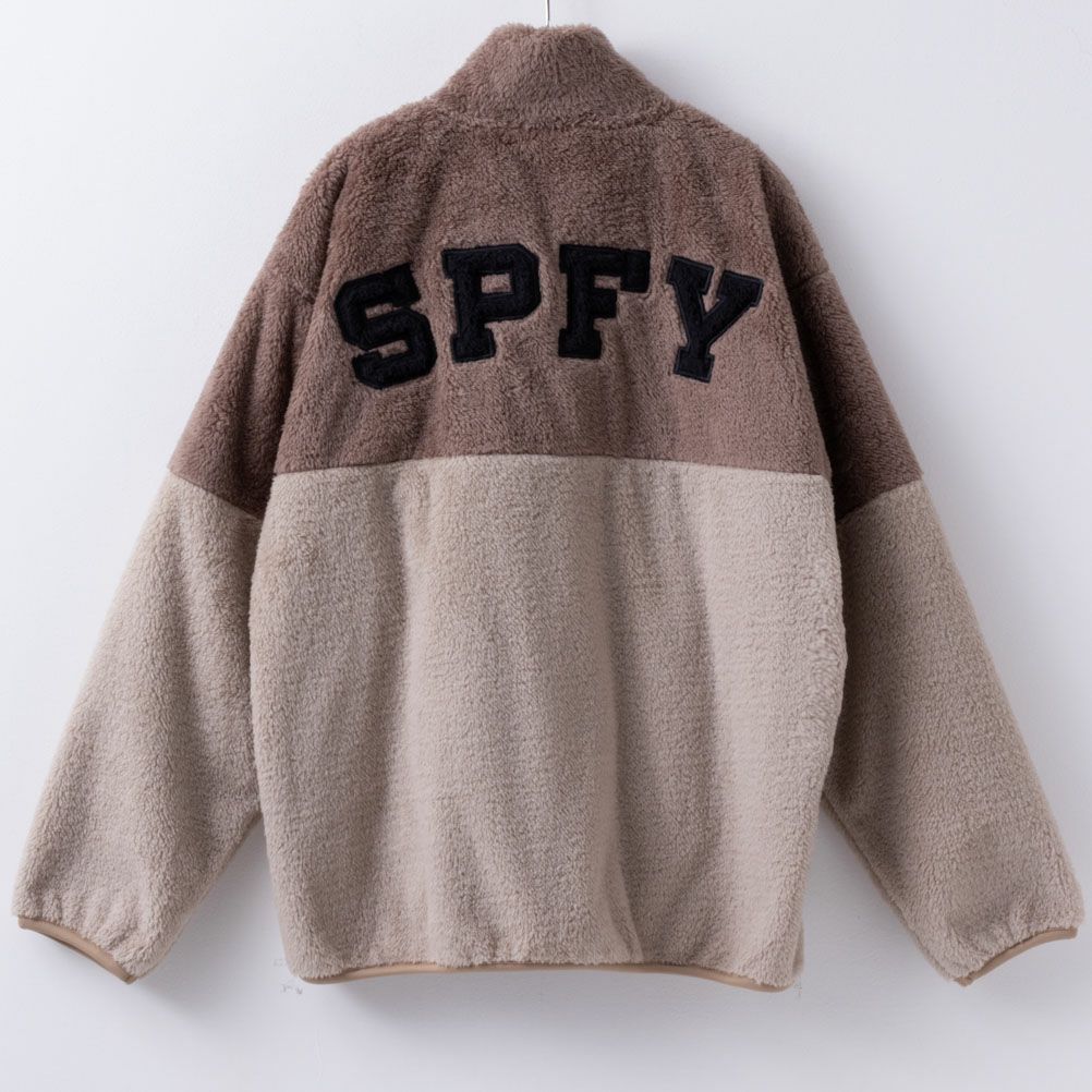 Simplify 切り替え防風ボアブルゾン キッズ