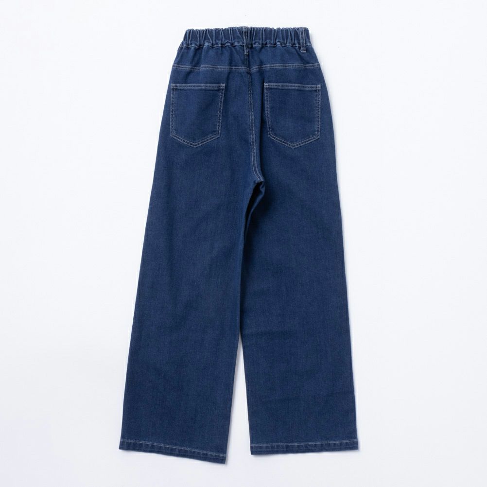 NAVY  デニムワイドパンツ キッズ商品サムネイル-3