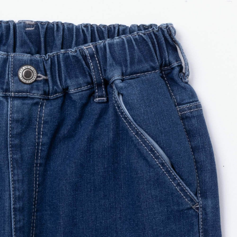 NAVY デニムワイドパンツ キッズ