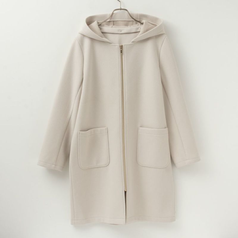 NAVY フード取り外し可 ダブルフェイス2WAYコート レディース商品画像-9