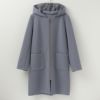 NAVY フード取り外し可 ダブルフェイス2WAYコート レディース商品サムネイル-12