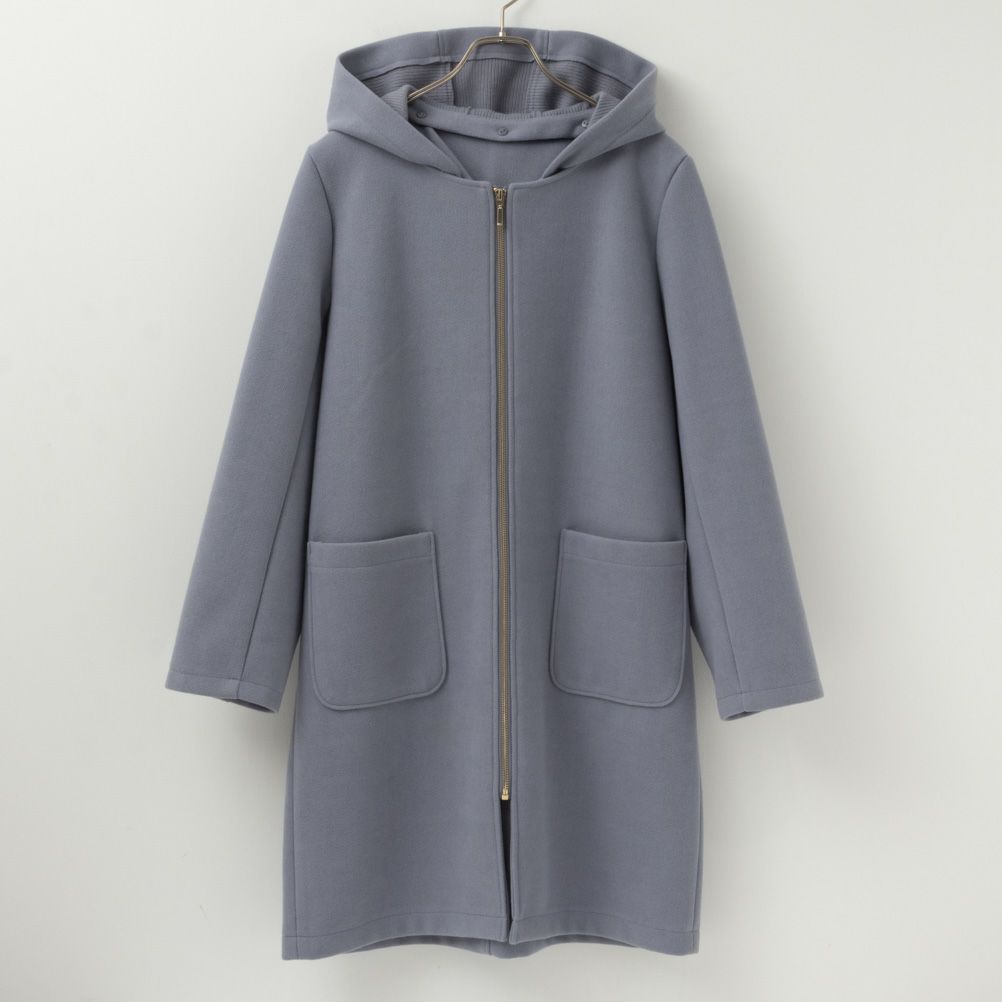 NAVY フード取り外し可 ダブルフェイス2WAYコート レディース商品サムネイル-12