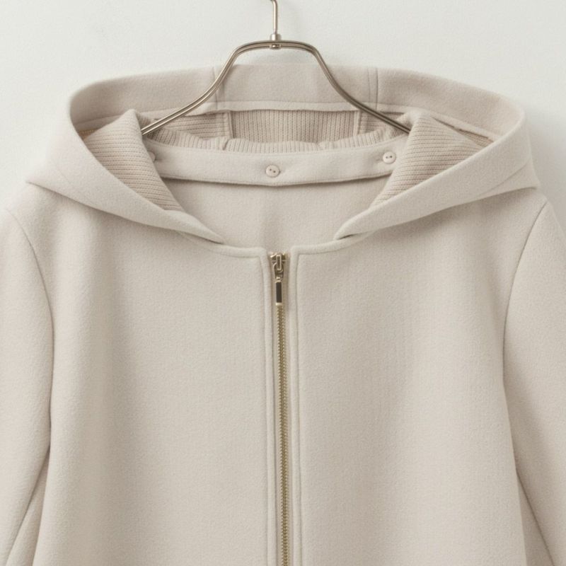 NAVY フード取り外し可 ダブルフェイス2WAYコート レディース商品画像-13