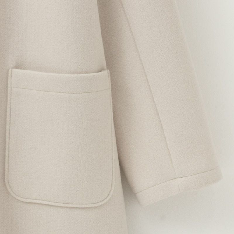 NAVY フード取り外し可 ダブルフェイス2WAYコート レディース商品画像-14