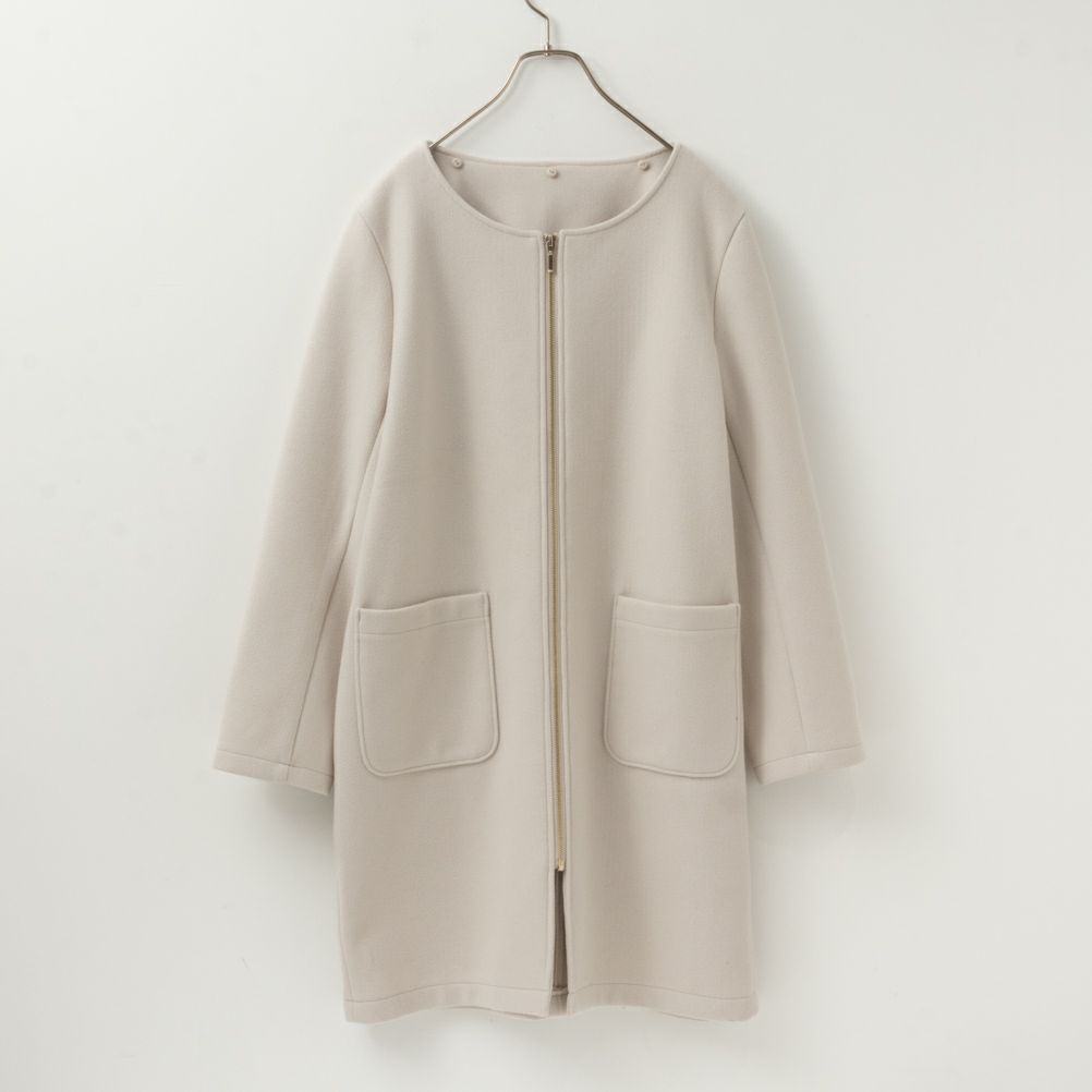 NAVY ダブルフェイス2WAYコート レディース