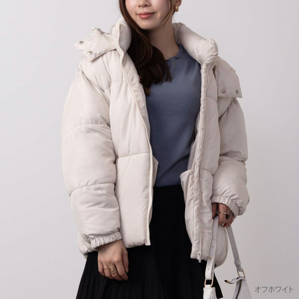 NAVY 2WAY中綿ジャケット レディース商品サムネイル-2