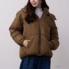 NAVY 2WAY中綿ジャケット レディース