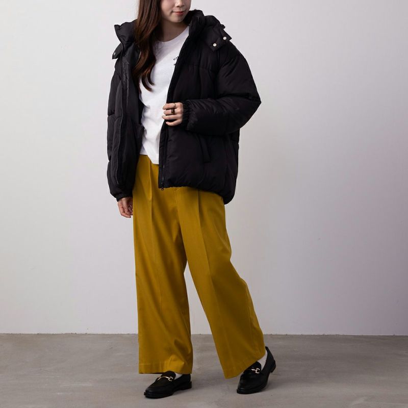 NAVY  2WAY中綿ジャケット レディース商品画像-5