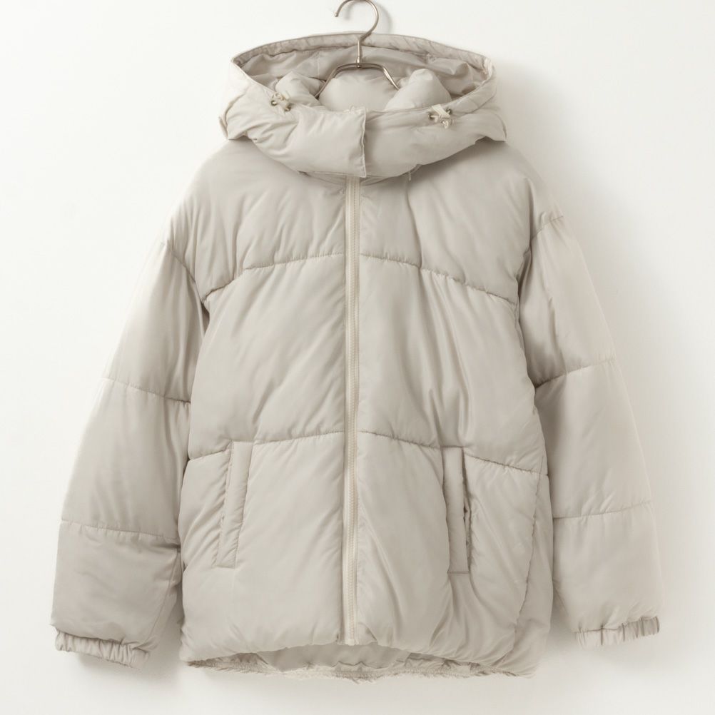 NAVY 2WAY中綿ジャケット レディース