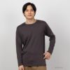 NAVY 温℃ 裏シャギー長袖インナークルーネックTシャツ メンズ ネコポス 対応商品