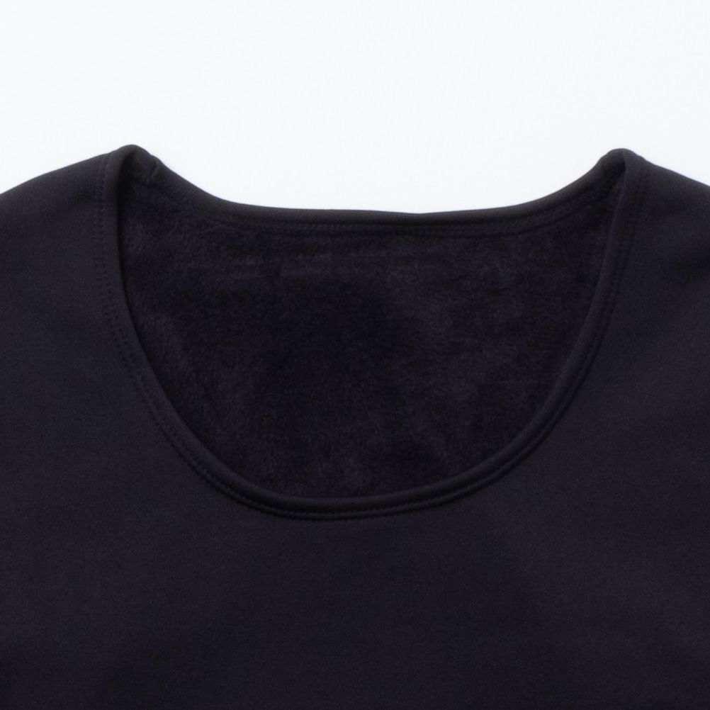 NAVY 温℃ 裏シャギーUネックインナーTシャツ レディース ネコポス 対応商品