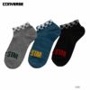 CONVERSE スニーカーソックス 異柄 3足組 キッズ