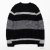 NAVY 切替ボーダーニット メンズ