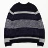 NAVY  切替ボーダーニット メンズ商品サムネイル-3