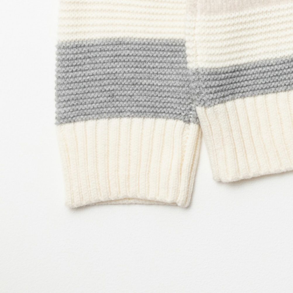 [さらに50%OFF]NAVY  切替ボーダーニット メンズ商品サムネイル-7