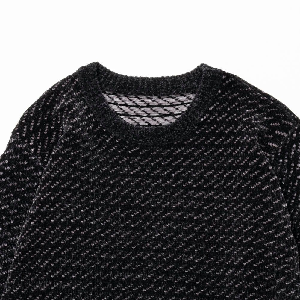 [期間限定価格]NAVY  バーズアイモールニット メンズ商品サムネイル-5