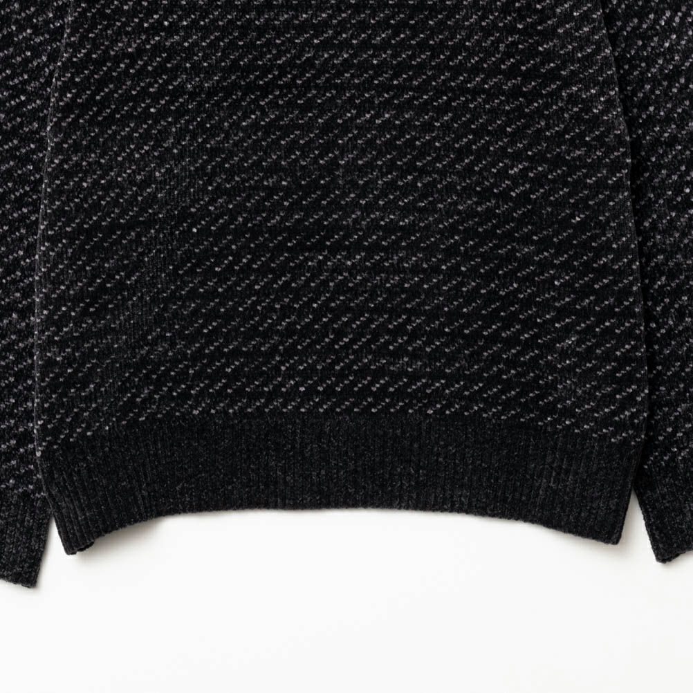 [期間限定価格]NAVY  バーズアイモールニット メンズ商品サムネイル-6