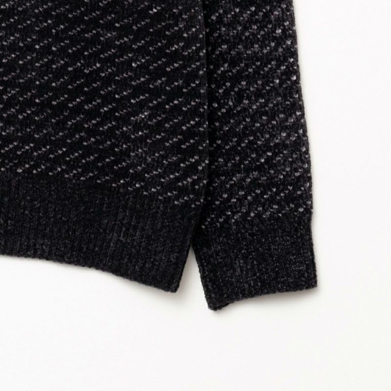 [期間限定価格]NAVY  バーズアイモールニット メンズ商品画像-7