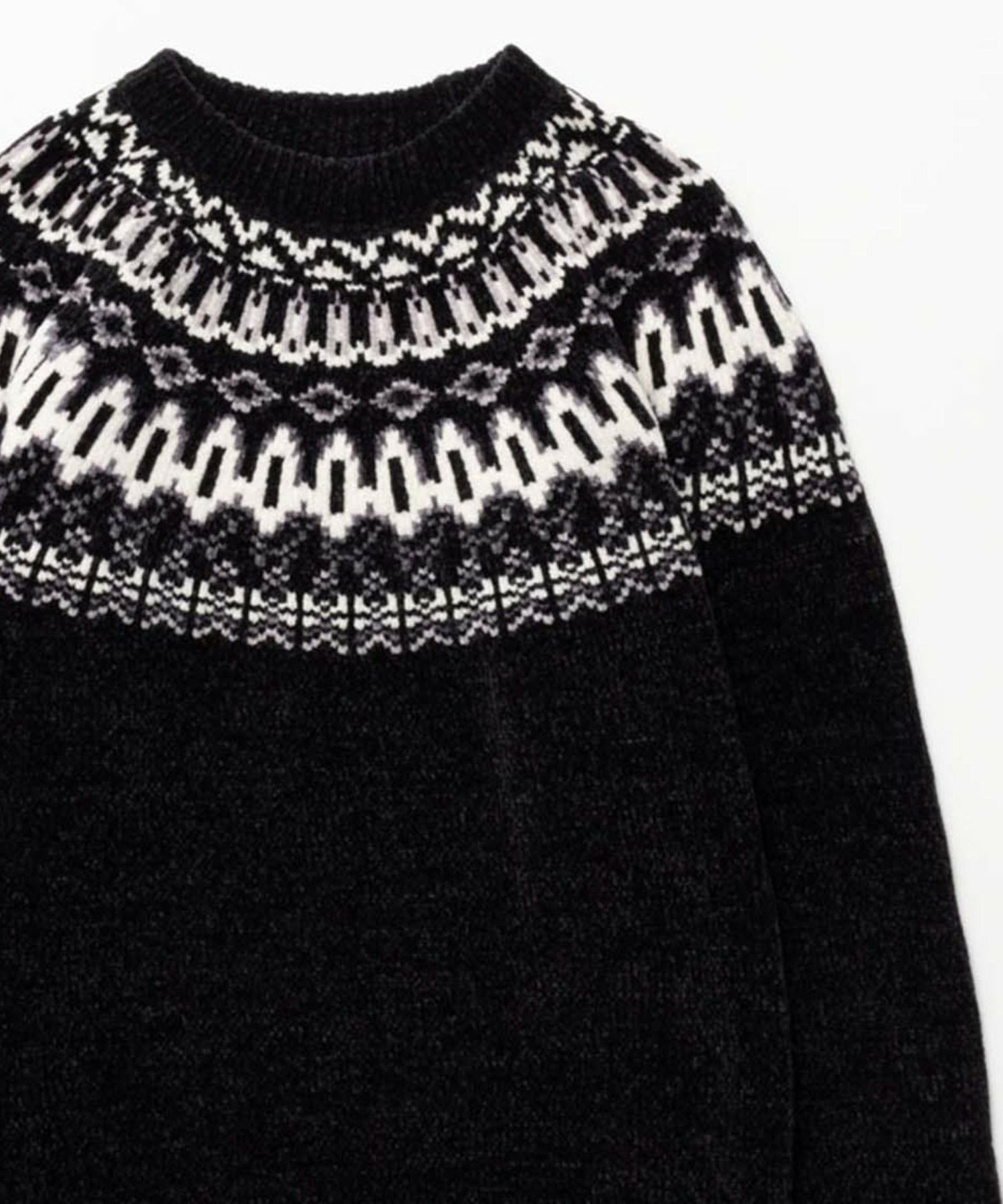 NAVY フェアアイル柄モールニット メンズ商品サムネイル-3