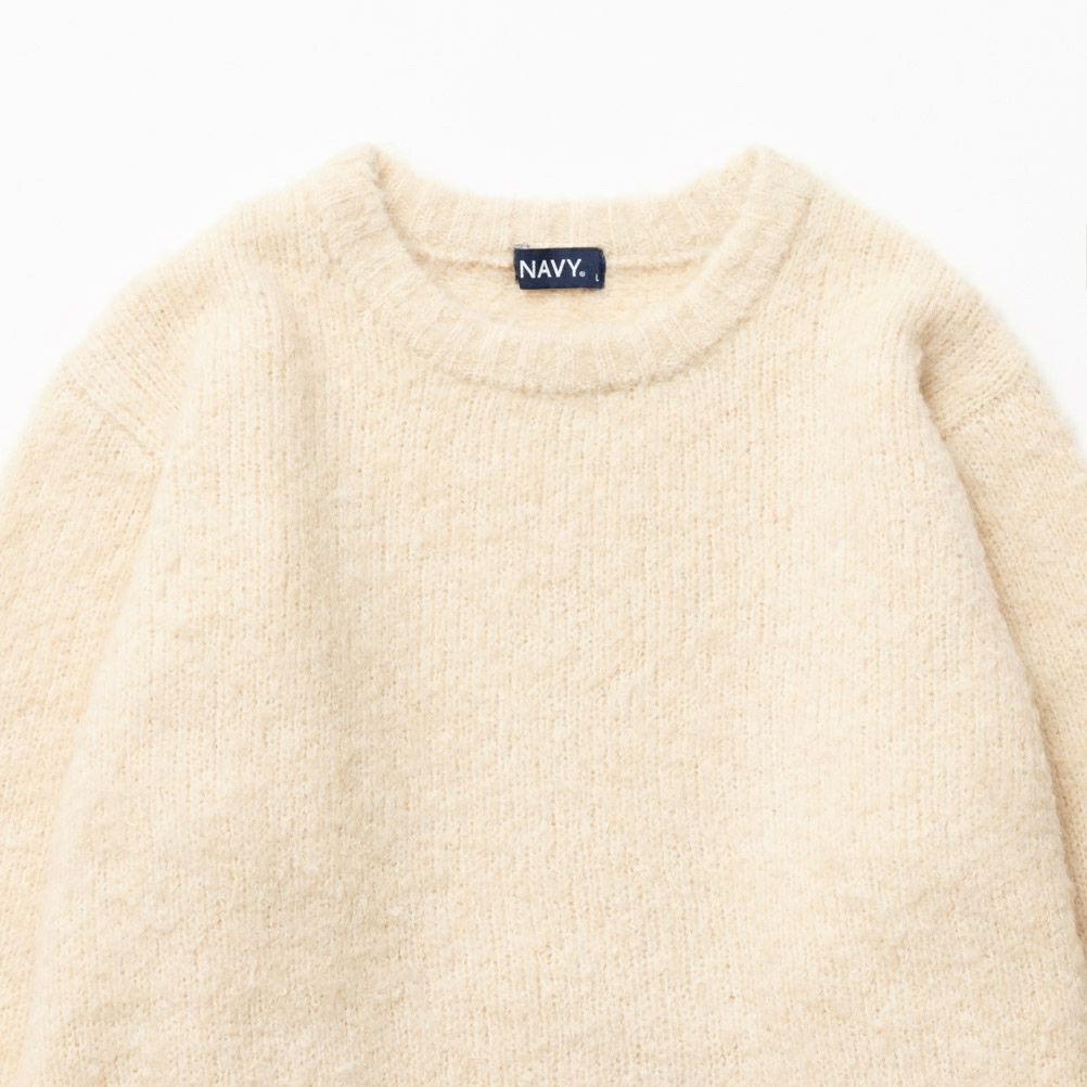 [期間限定価格]NAVY  ウール混ニット メンズ商品サムネイル-6