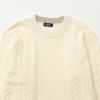 NAVY 快適ニット ケーブルクルー メンズ商品サムネイル-7