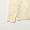 NAVY 快適ニット ケーブルクルー メンズ商品サムネイル-9