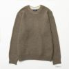 NAVY 快適ニット ワッフルクルーネック メンズ