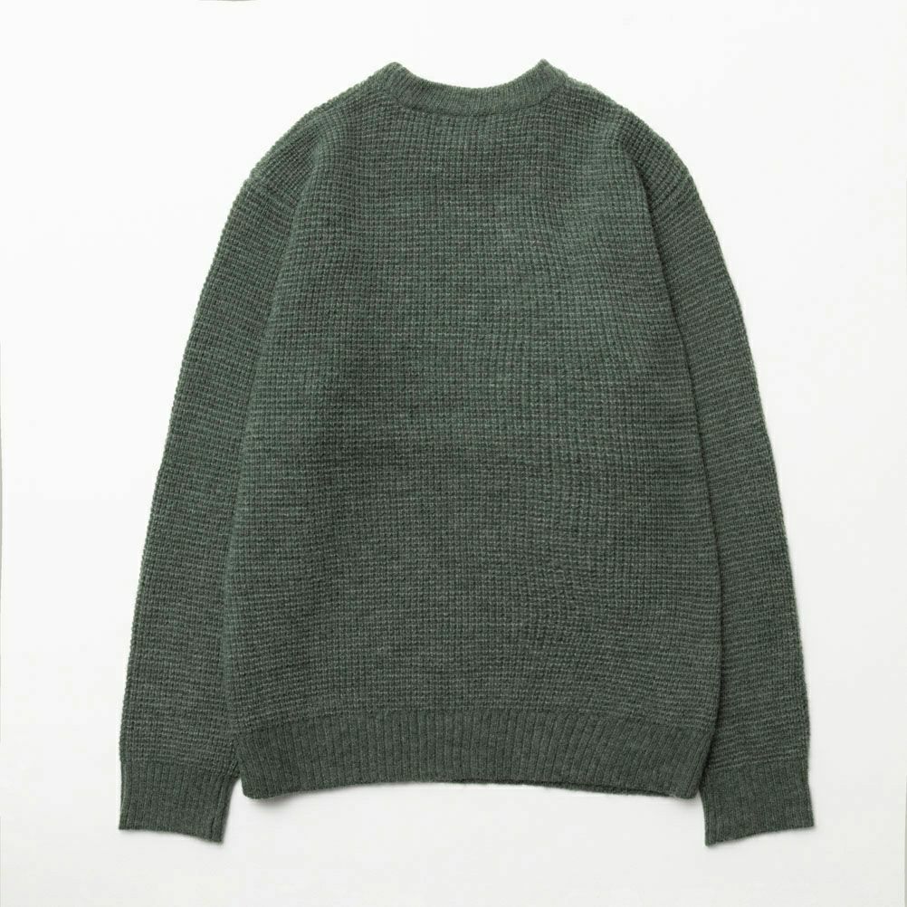 NAVY 快適ニット ワッフルクルー メンズ商品サムネイル-6