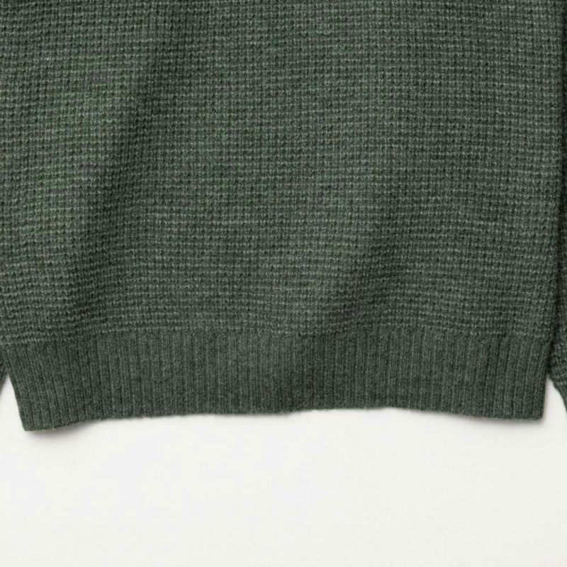 NAVY 快適ニット ワッフルクルー メンズ商品画像-8